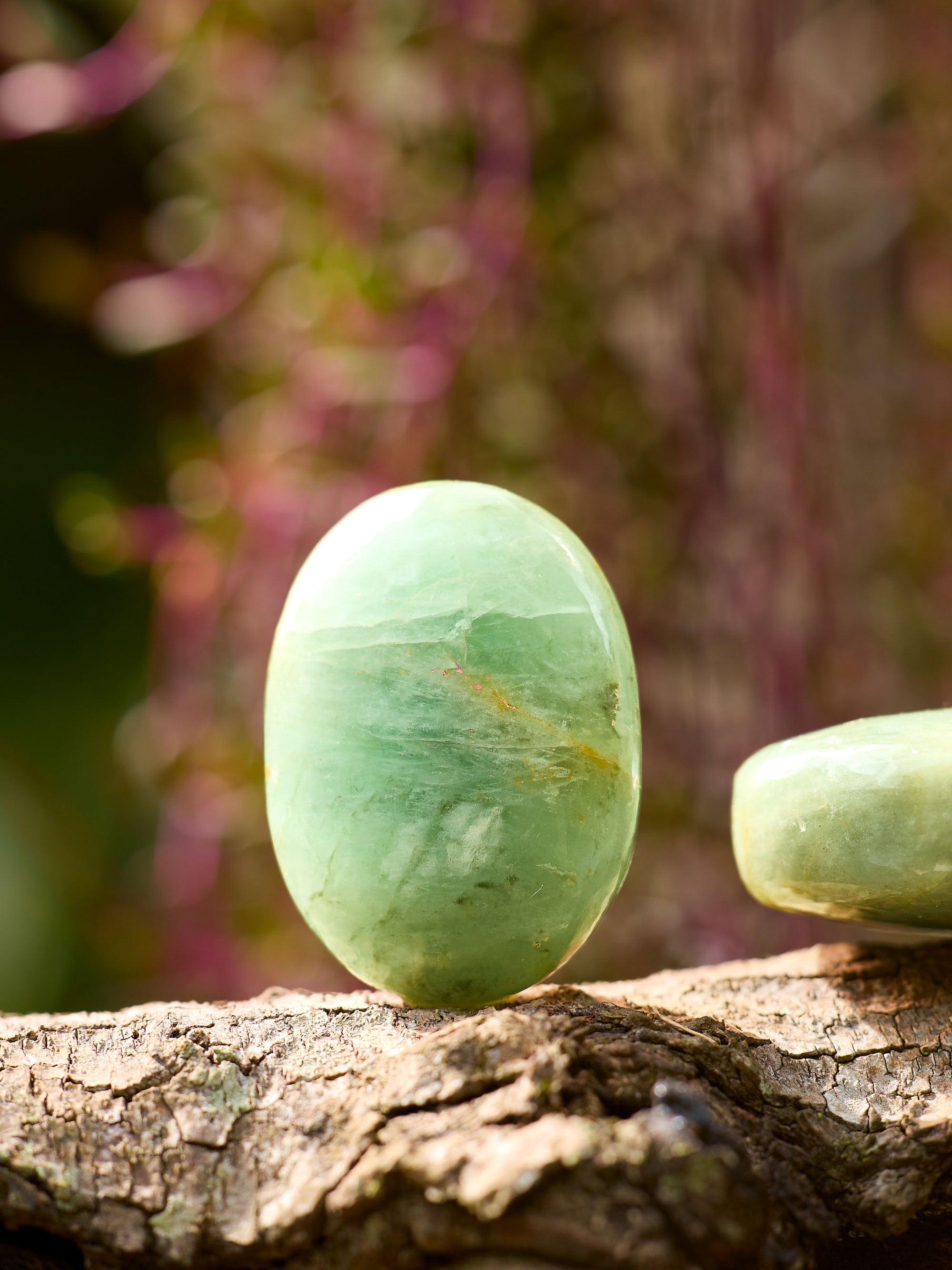 Semi-precious Gemstone - Aquamarine Palm Stone