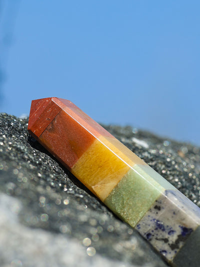 Gemstone Tower | Seven Chakra Obelisk