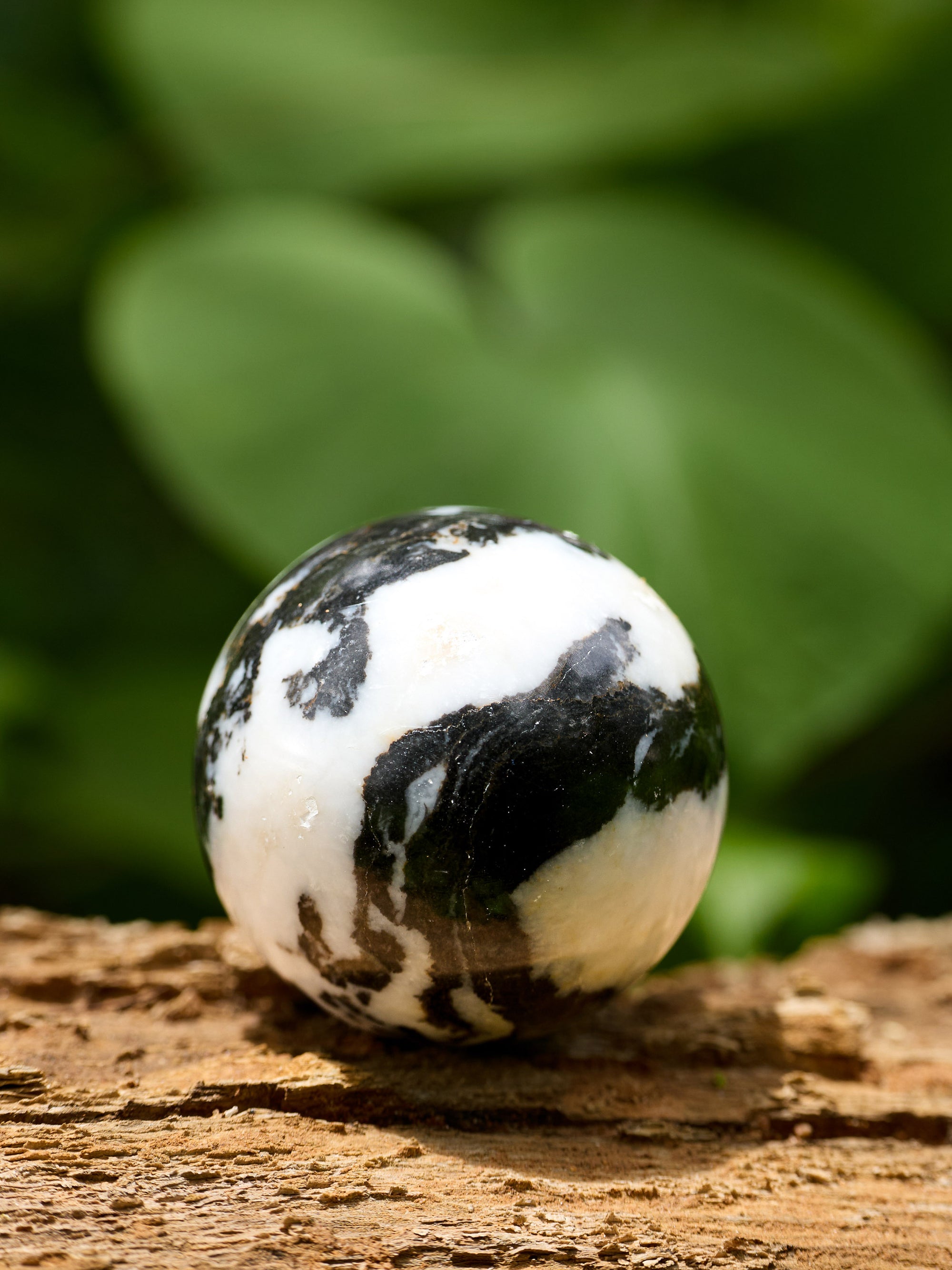 Semi-precious Gemstone - Zebra Jasper Sphere