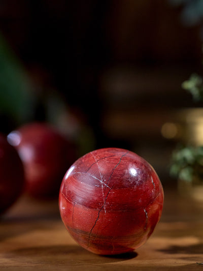 Semi-precious Gemstone - Red Jasper Sphere