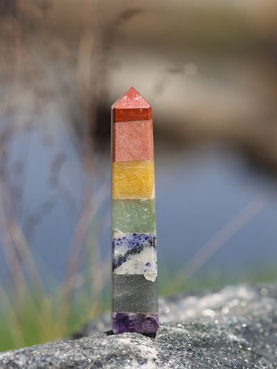 Gemstone Tower | Seven Chakra Obelisk