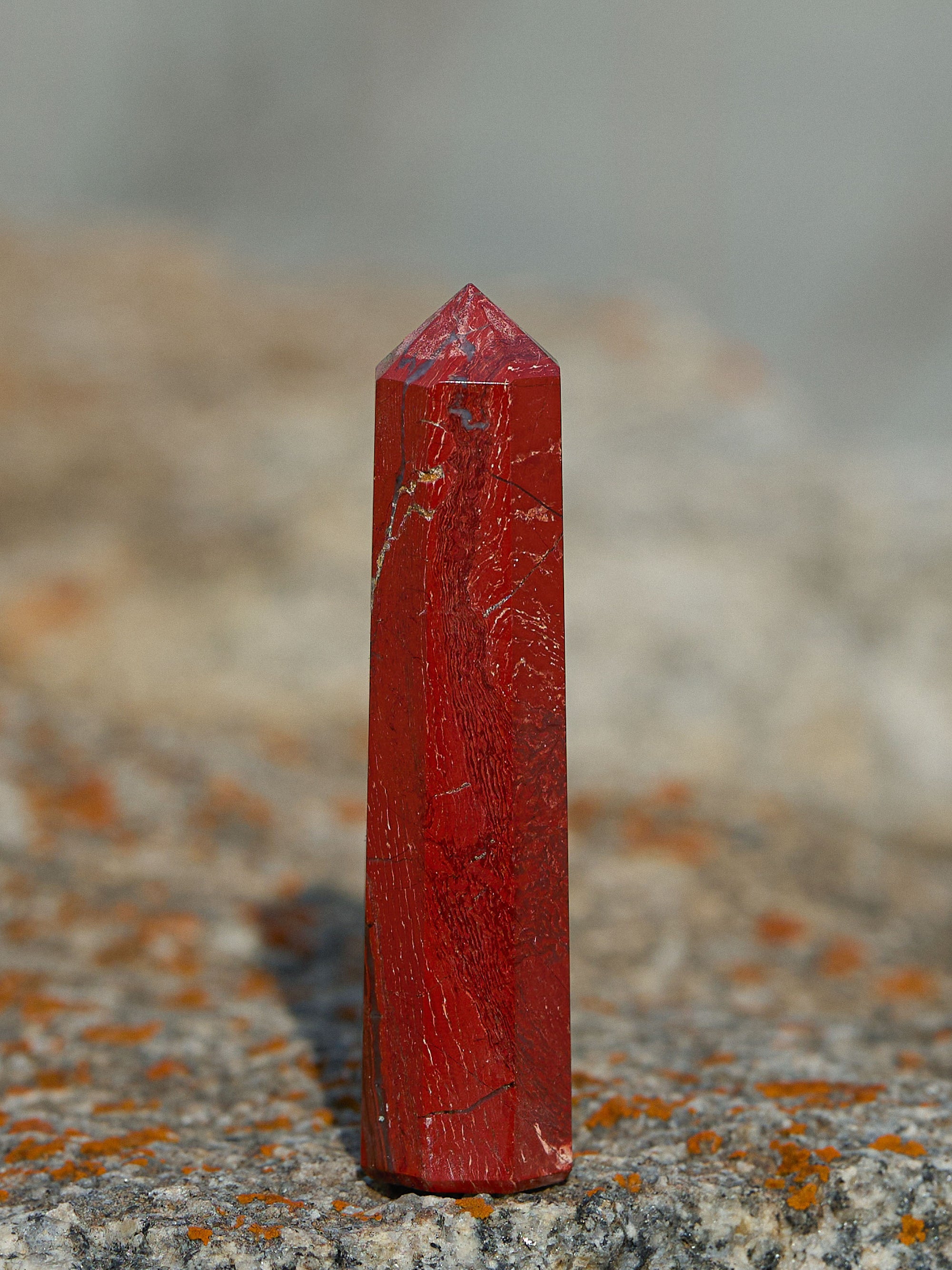 Gemstone Tower | Snakeskin Jasper Obelisk