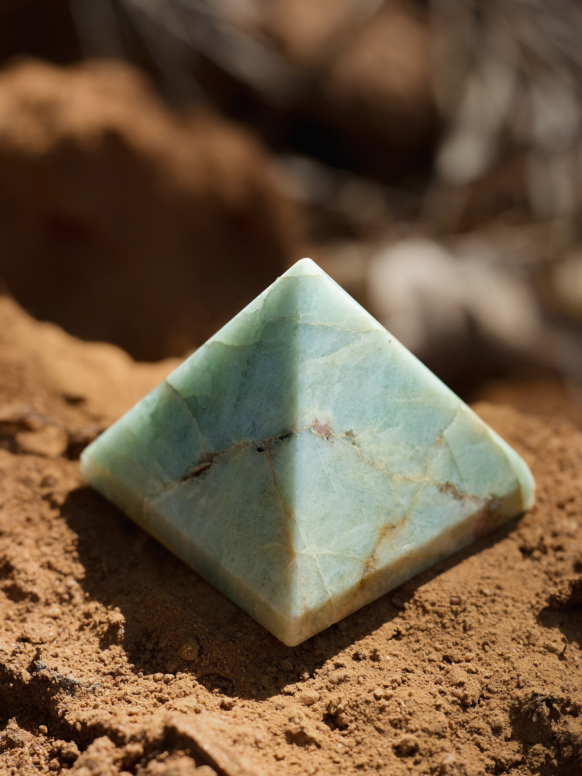 Semi-precious Gemstone - Aquamarine Pyramid - Product Image 
