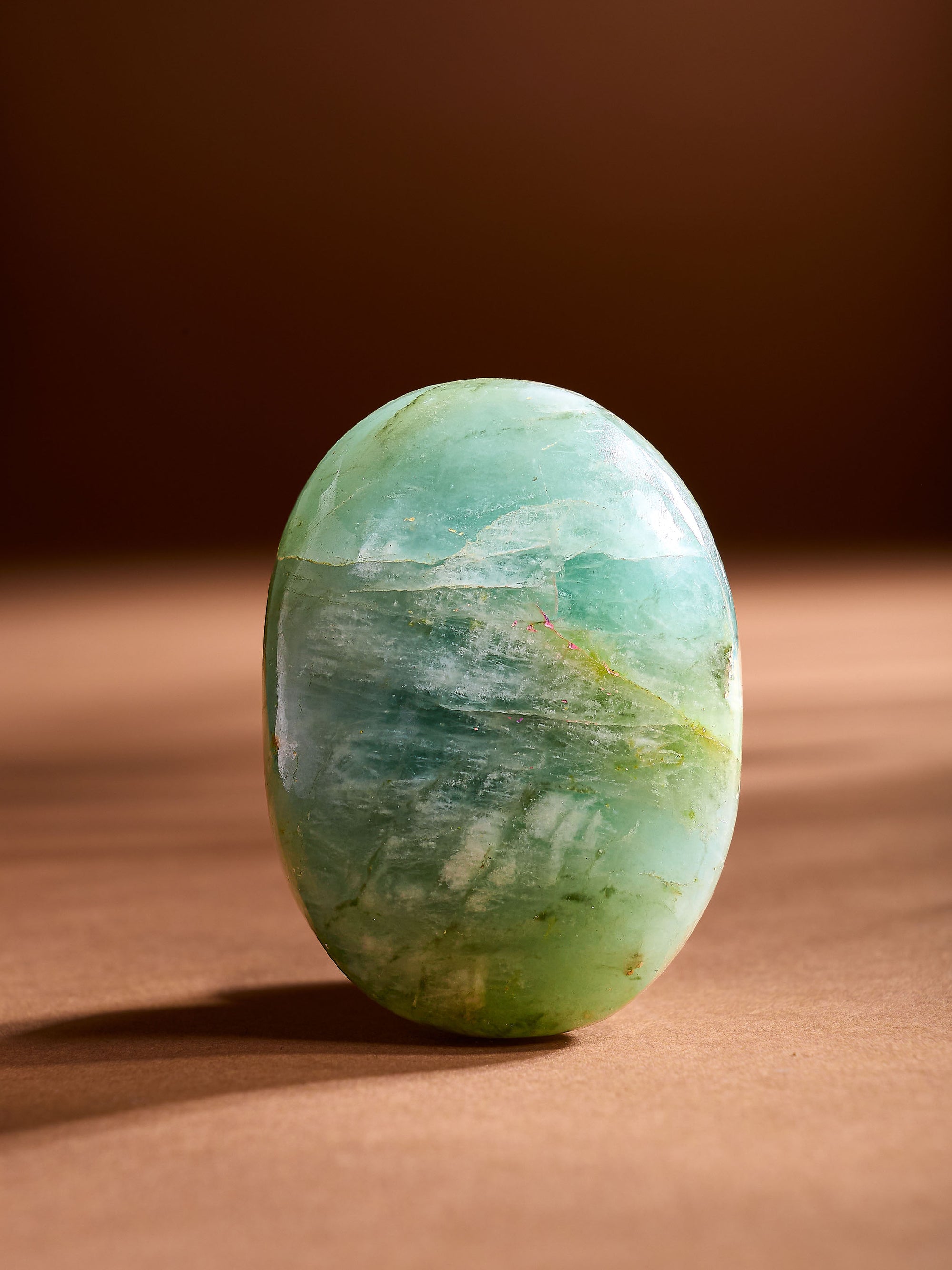 Semi-precious Gemstone - Aquamarine Palm Stone