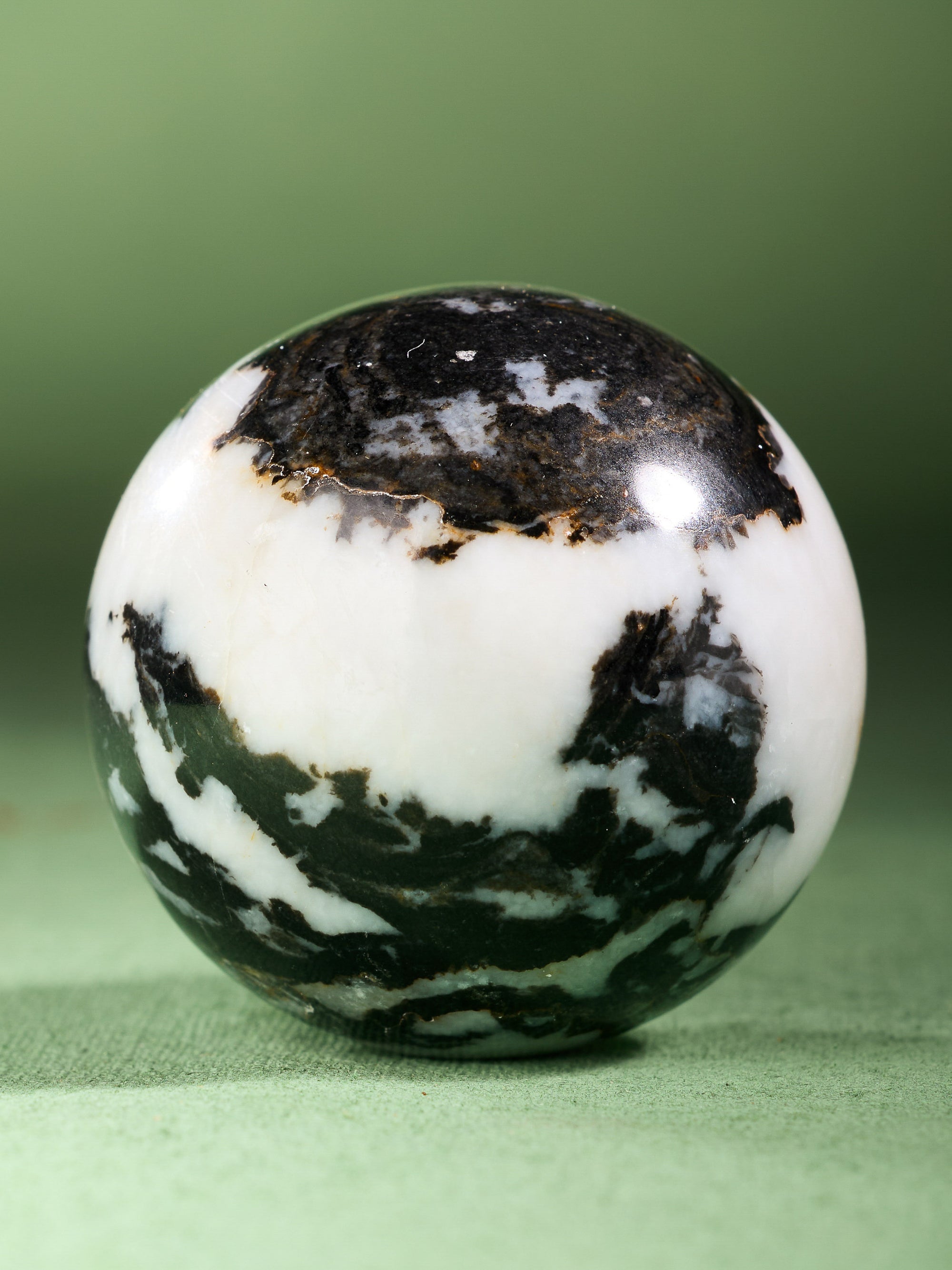 Semi-precious Gemstone - Zebra Jasper Sphere