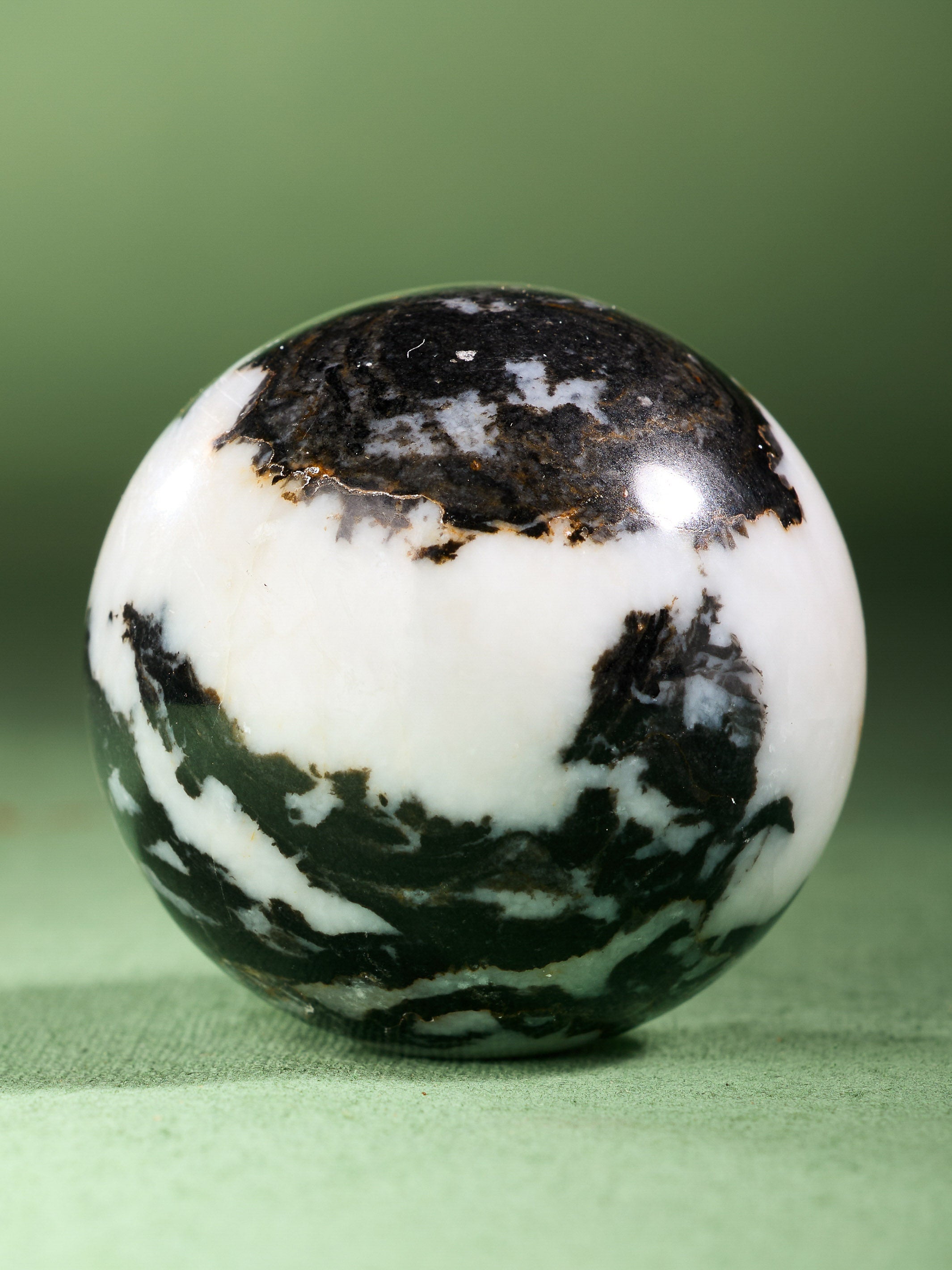 Semi-precious Gemstone - Zebra Jasper Sphere