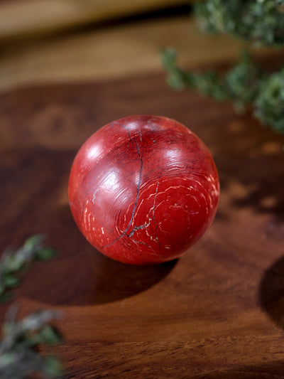 Semi-precious Gemstone - Red Jasper Sphere
