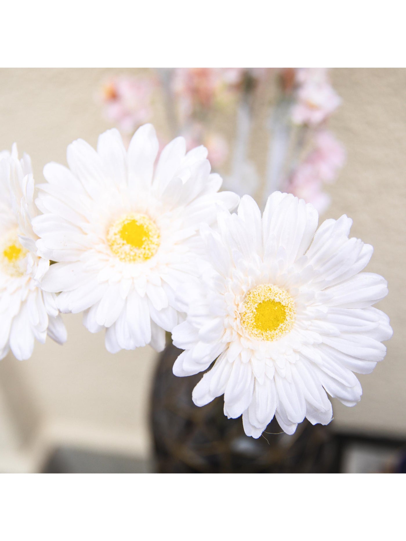 Artificial Flower Gerbera White
