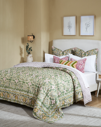 Rahat green quilt
