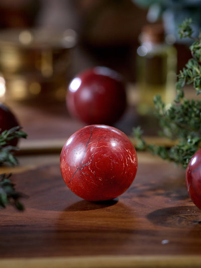 Semi-precious Gemstone - Red Jasper Sphere