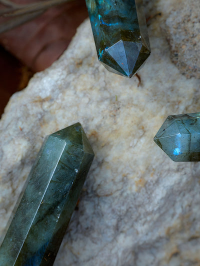 Gemstone Tower | Labradorite Obelisk