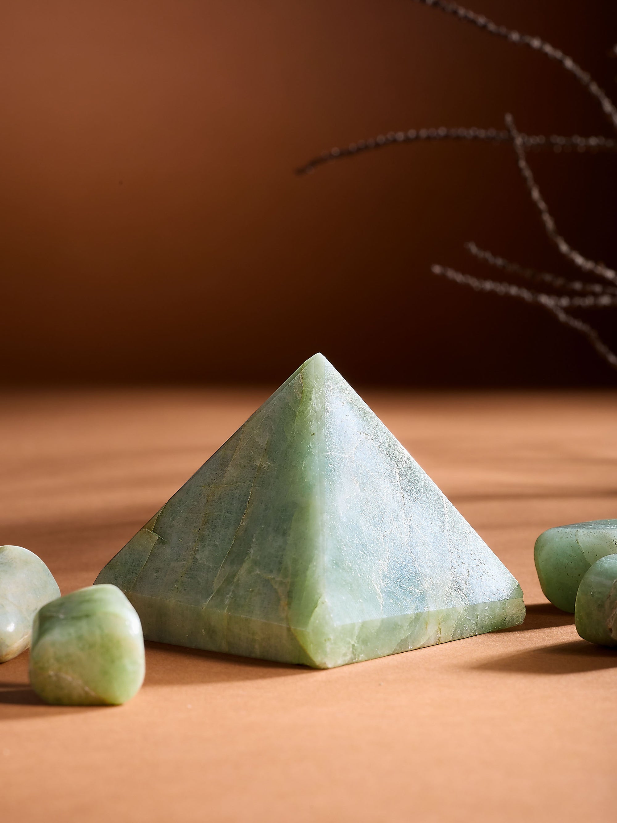 Semi-precious Gemstone - Aquamarine Pyramid