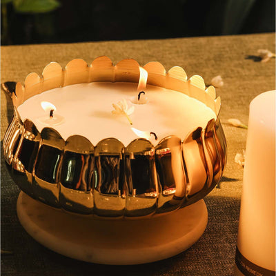 Lotus Candle Large