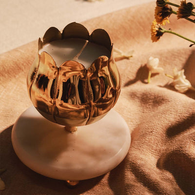 Lotus Candle Small