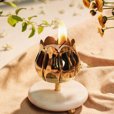 Lotus Candle Small