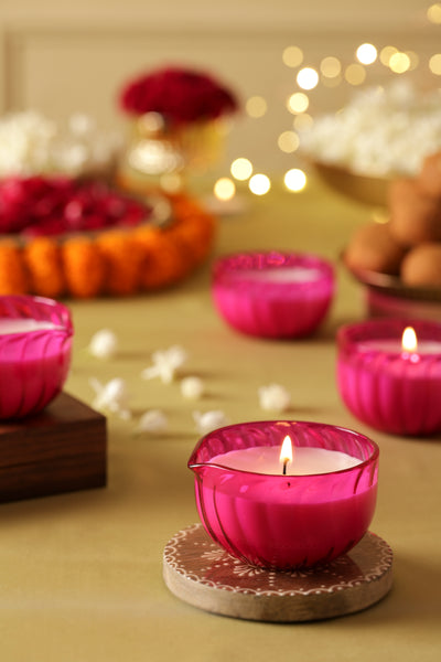 Prism Candle- Pink