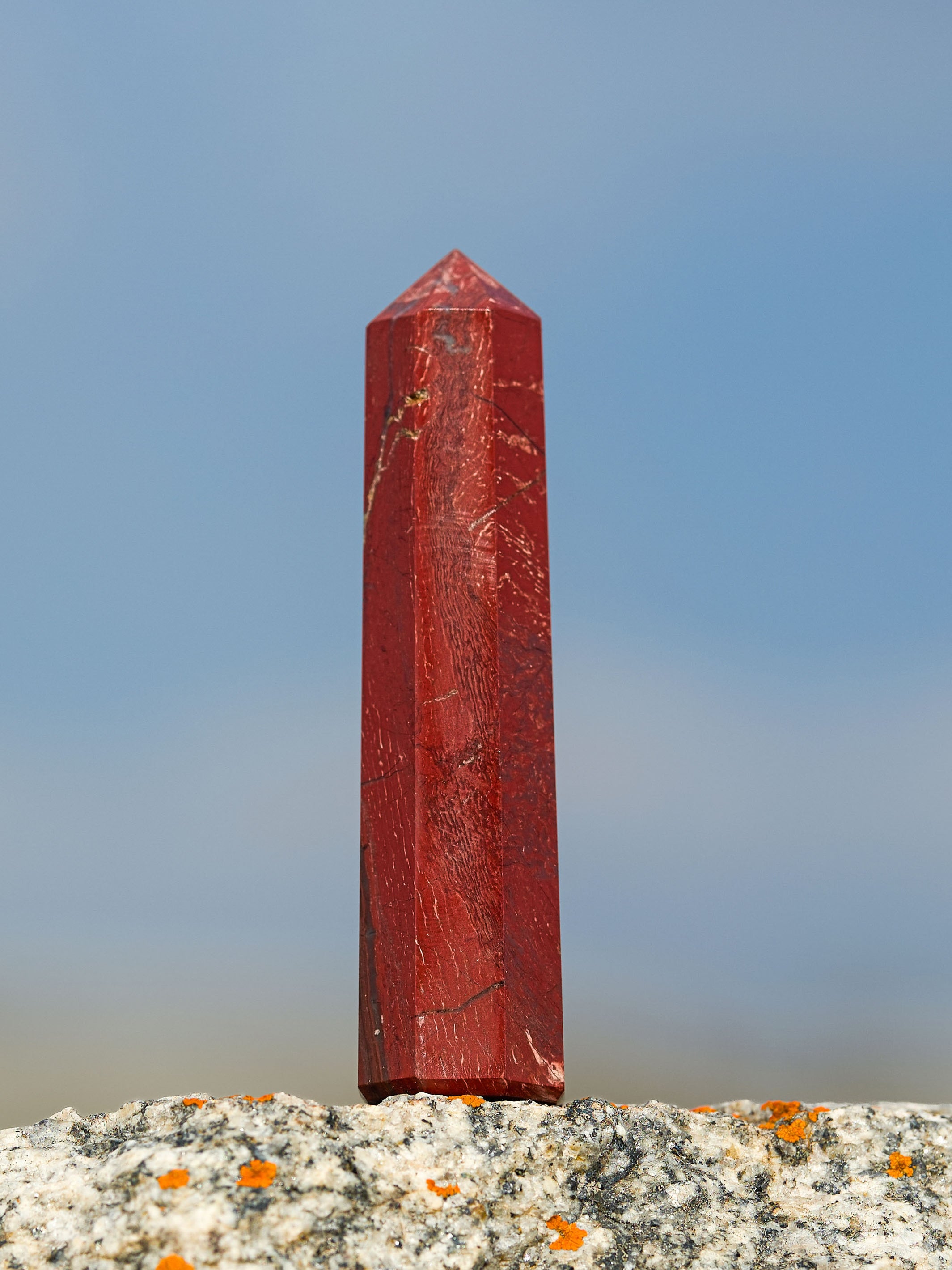 Gemstone Tower | Snakeskin Jasper Obelisk