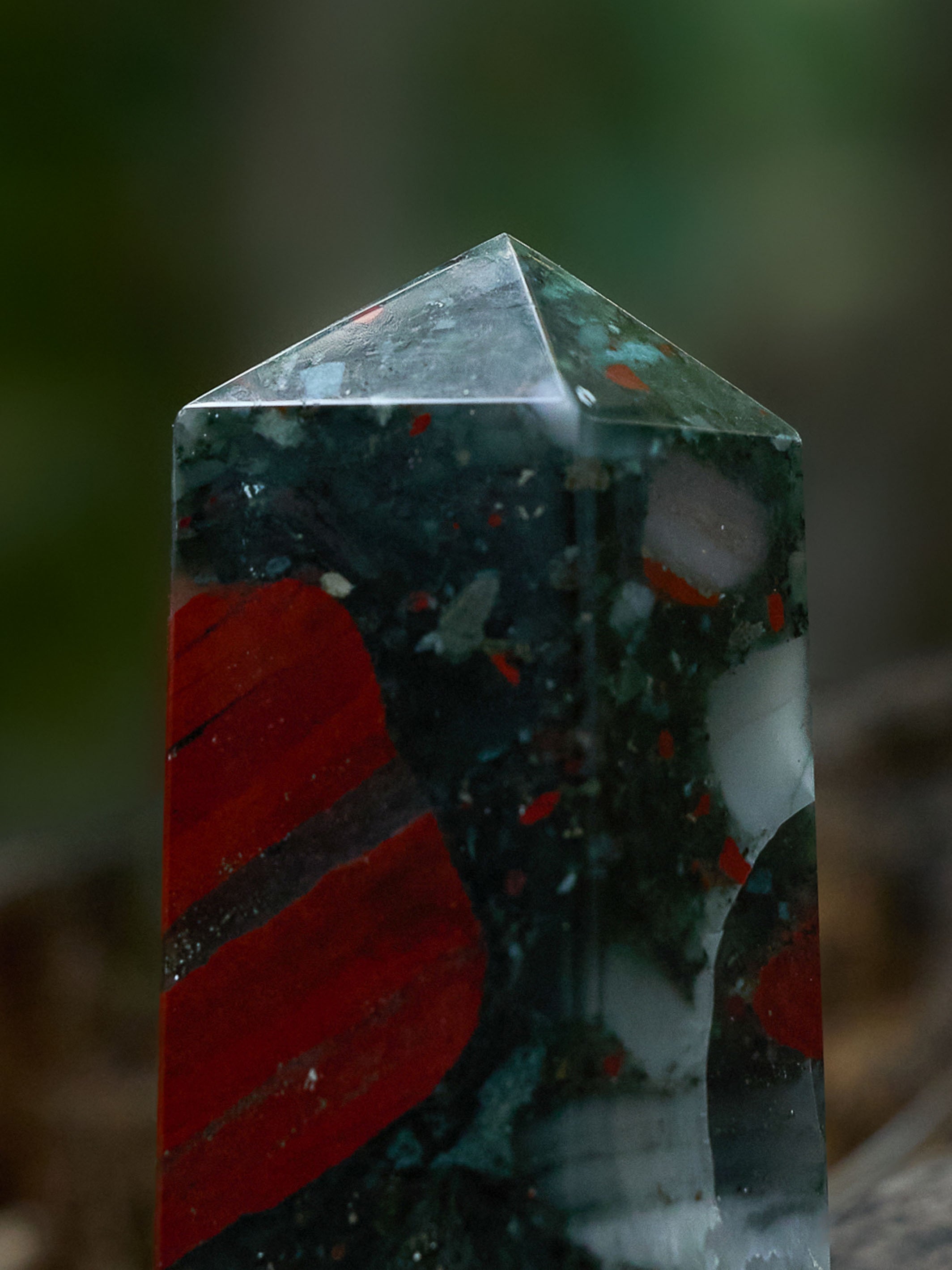Gemstone Tower | Blood Agate