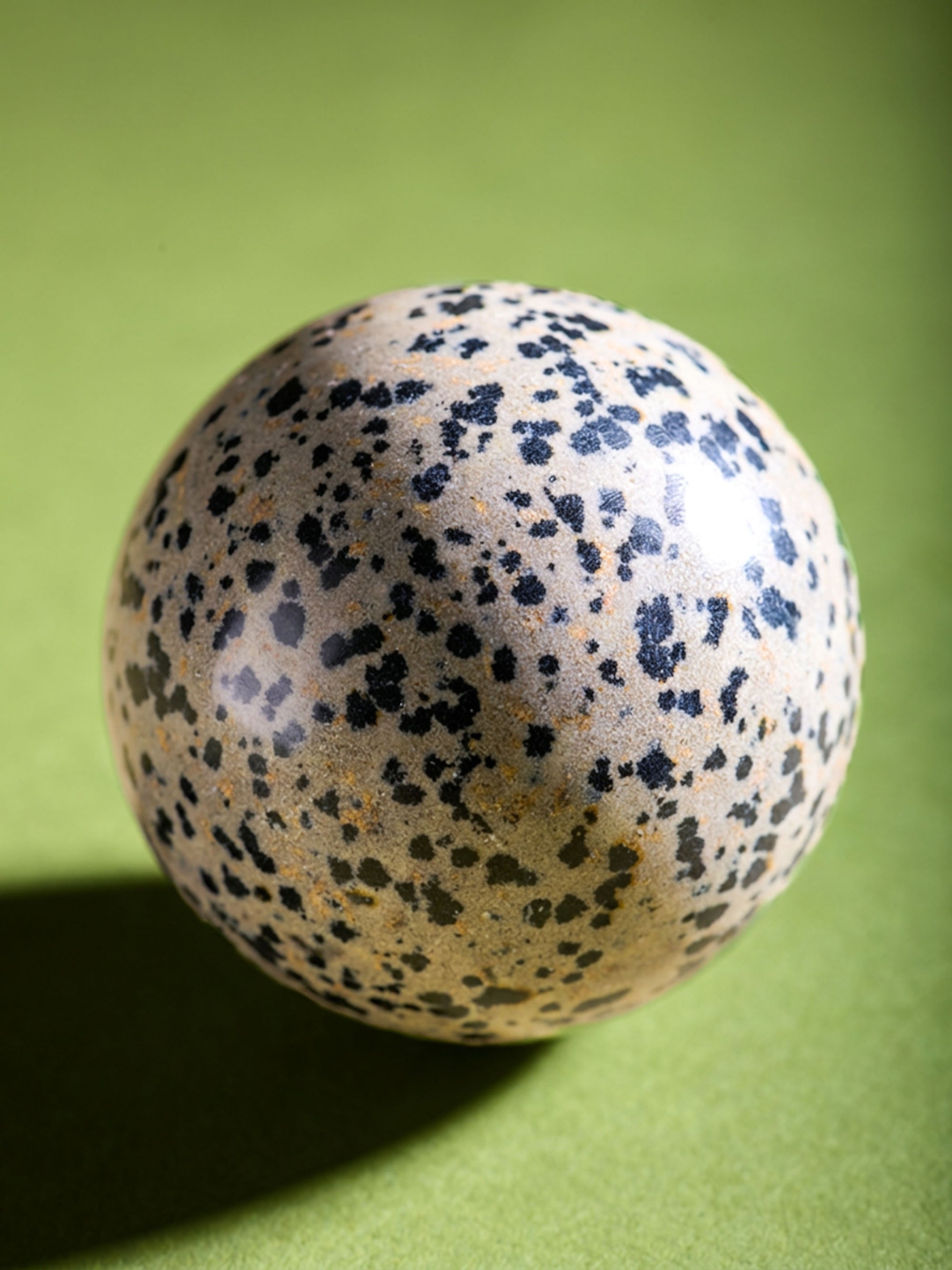 Semi-precious Gemstone - Dalmatian Jasper Sphere