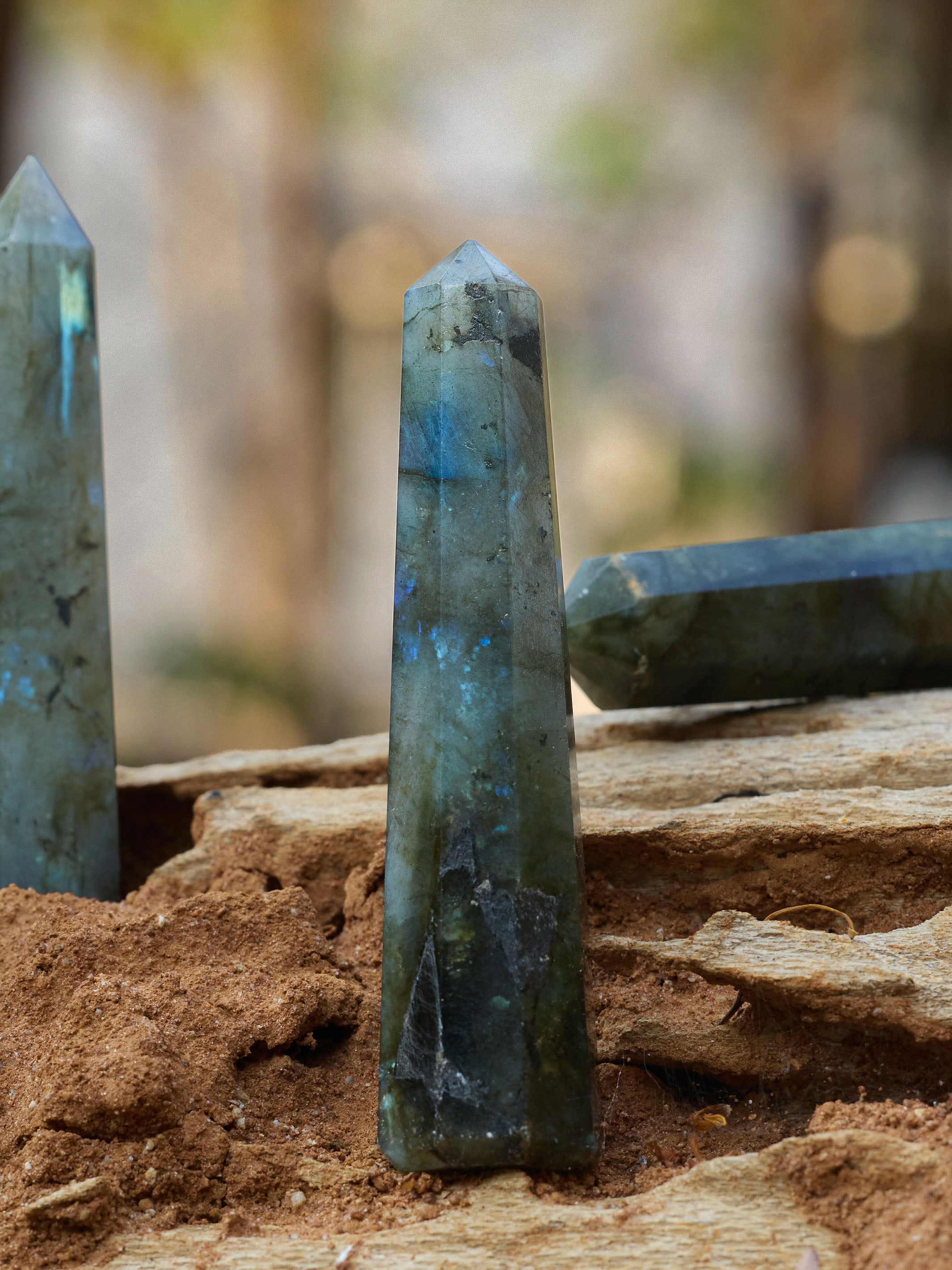 Gemstone Tower | Labradorite Obelisk