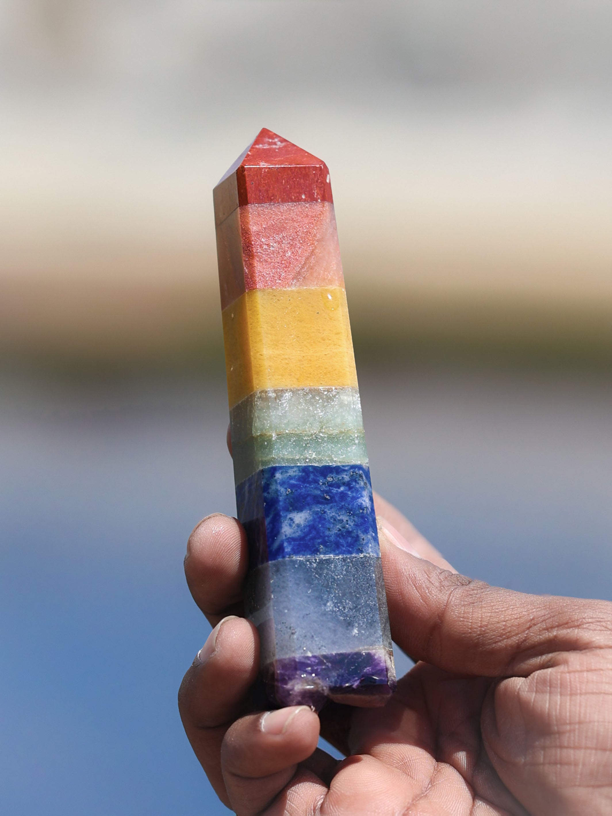 Gemstone Tower | Seven Chakra Obelisk