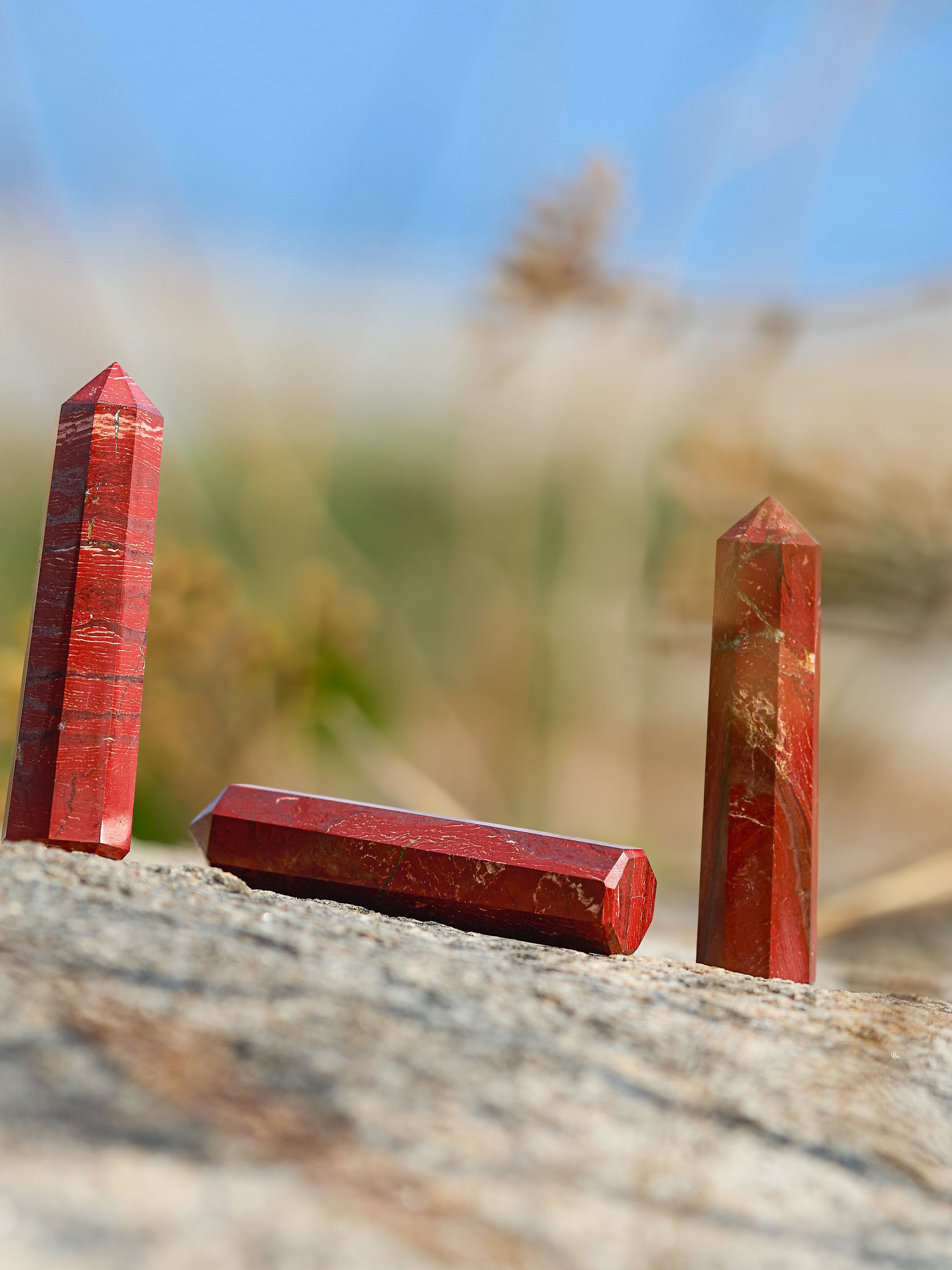 Gemstone Tower | Snakeskin Jasper Obelisk