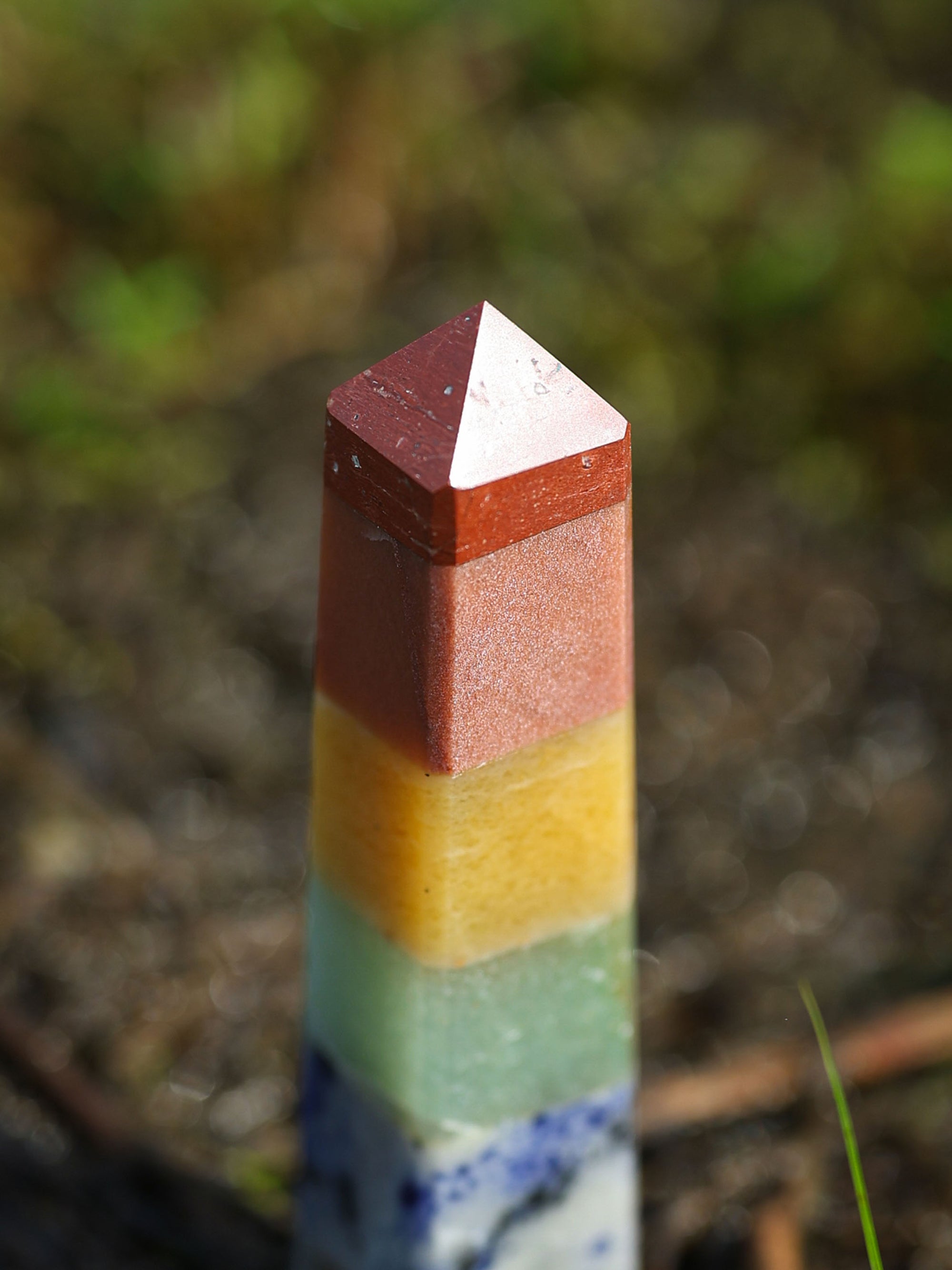 Gemstone Tower | Seven Chakra Obelisk
