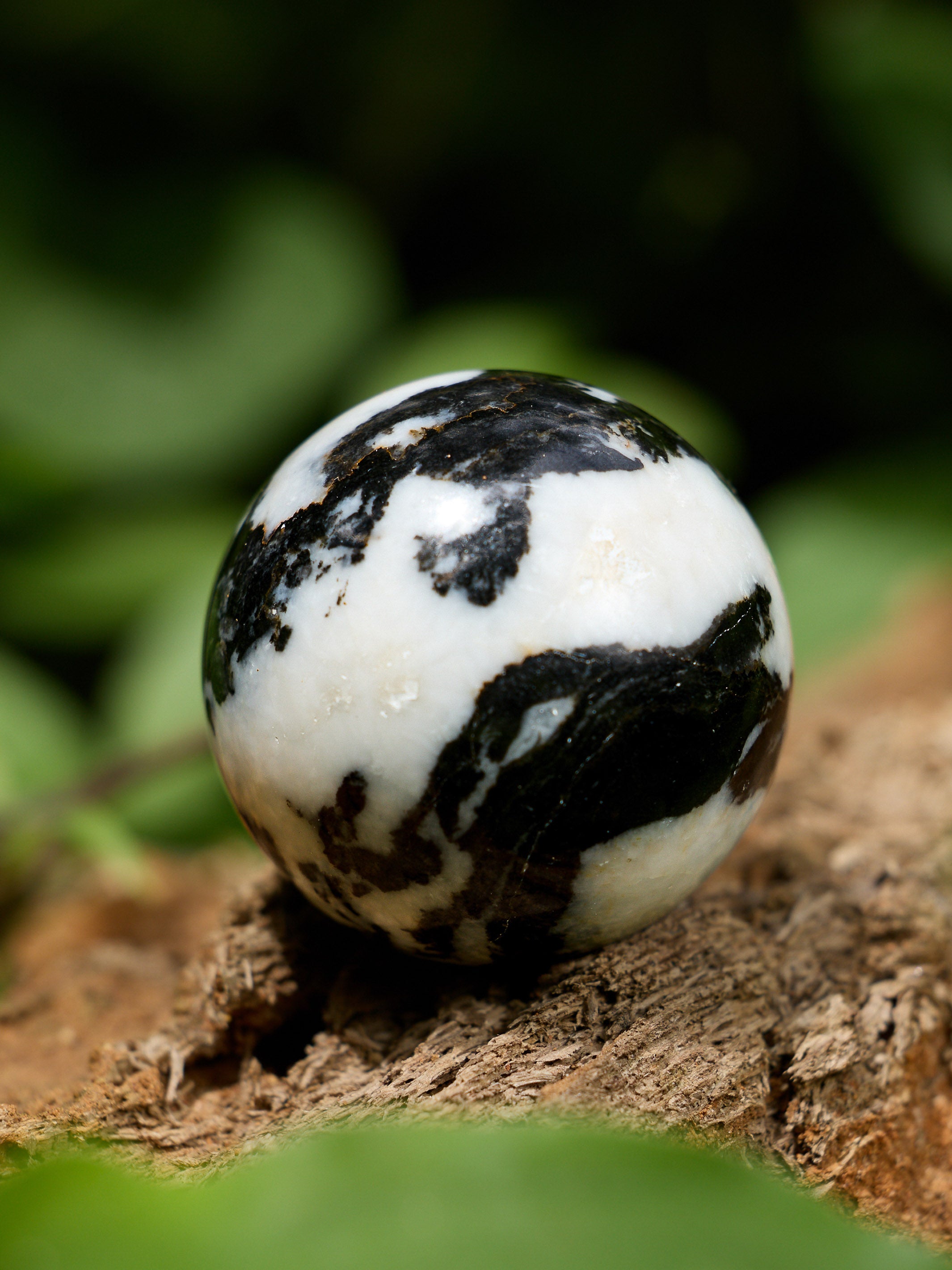 Semi-precious Gemstone - Zebra Jasper Sphere
