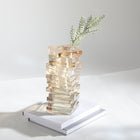 Aurora Stacks Crystal Vase