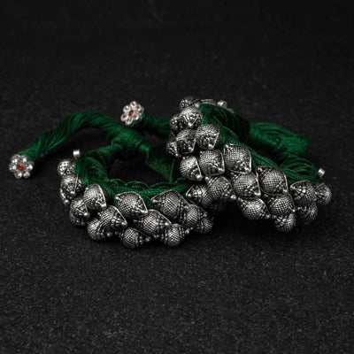 Shank Pahuchi Silver Bracelet (pair)