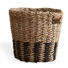 Tonk Basket Black Natural