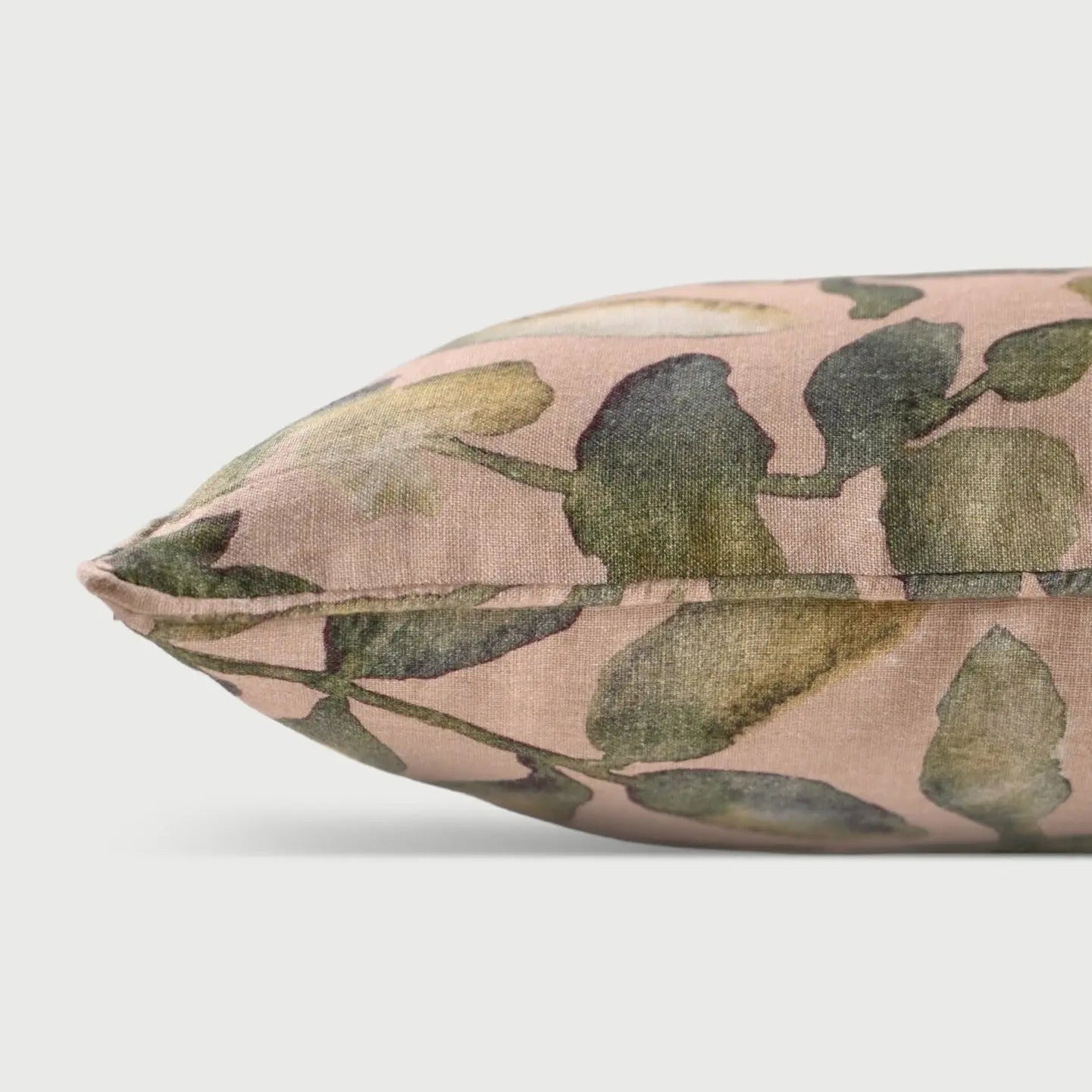 Flora Blush Linen Cushion Cover SanctuaryLiving