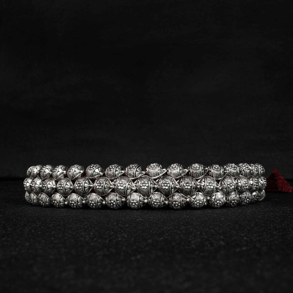 Silver Choker - Phool Guluband
