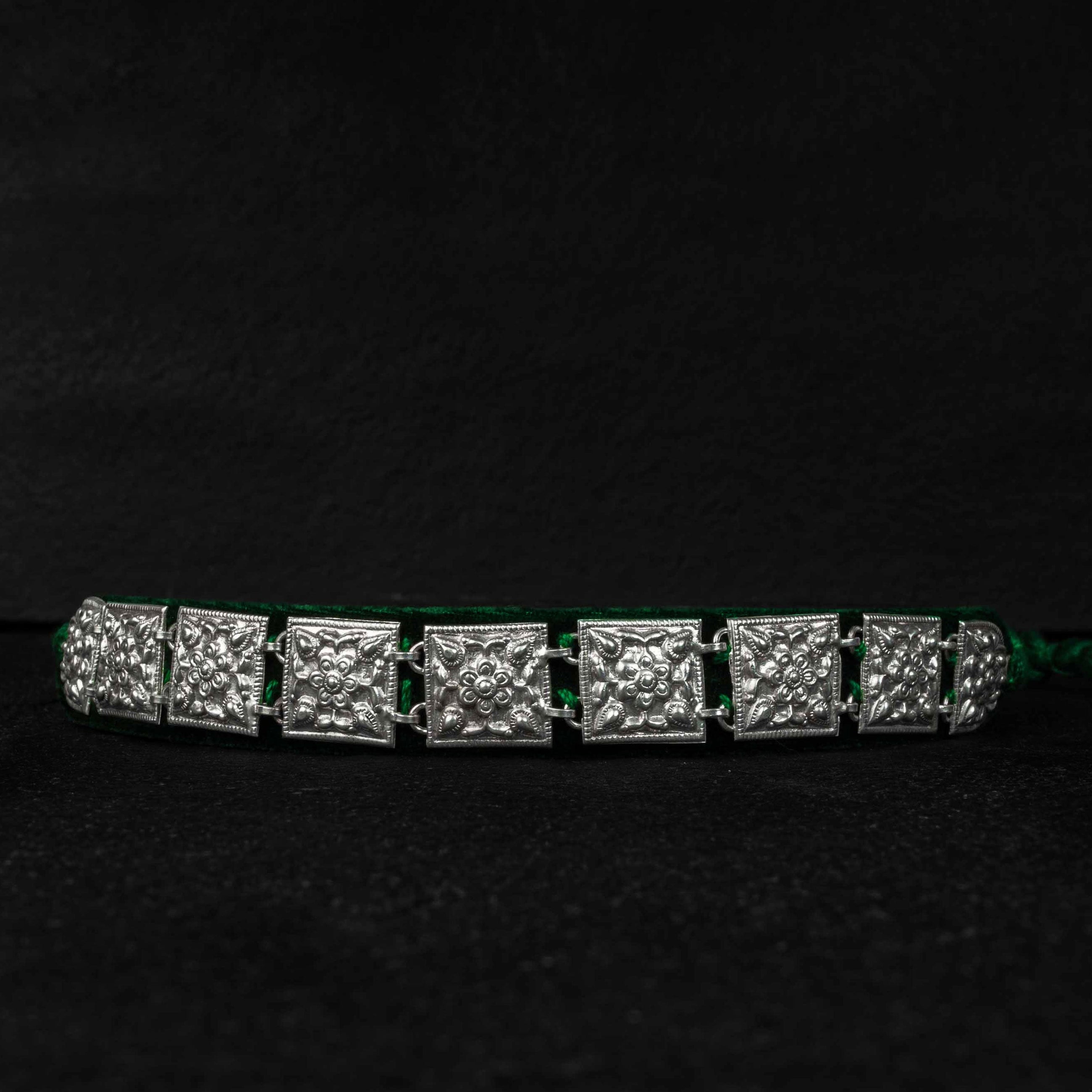Chaukhandi Silver Guluband