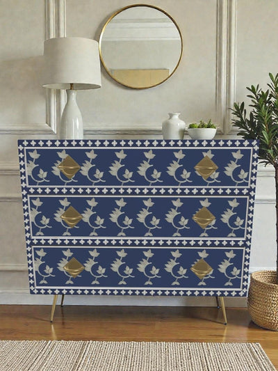 Inlay Chest of Drawers - Overlay Floral