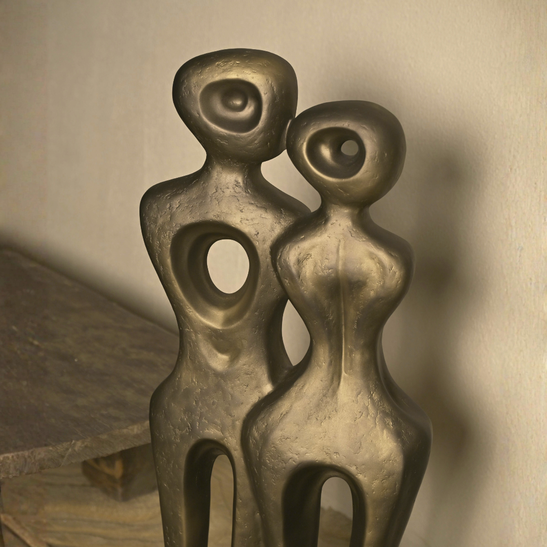 Bronze Gold Tomo Organic Sculpture