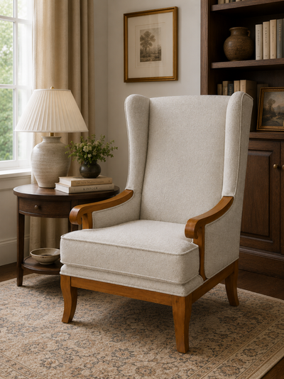 Emperia Premium Wingback Lounge Chair