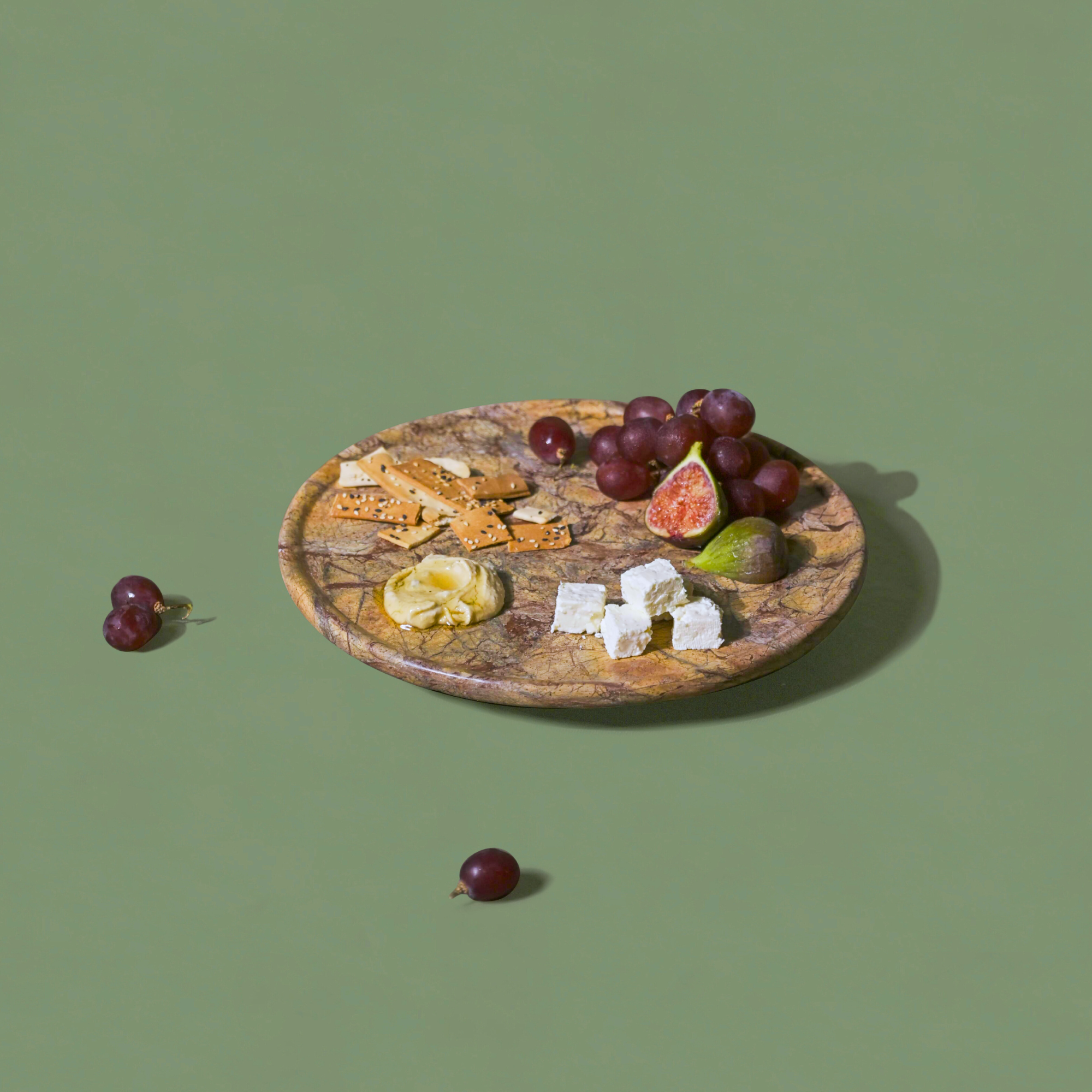Strata Marble Lazy Susan Platter