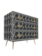 Inlay Chest of Drawers - Overlay Floral