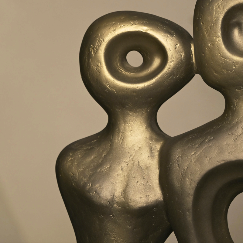 Bronze Gold Tomo Organic Sculpture