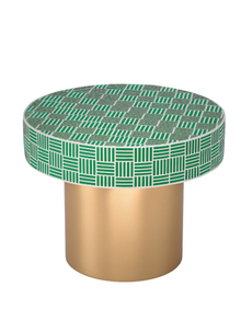 Inlay Round Side Table