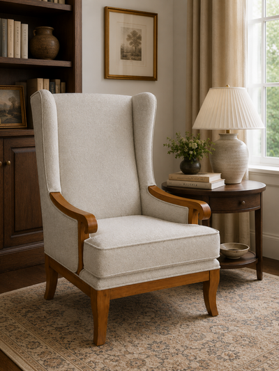 Emperia Premium Wingback Lounge Chair