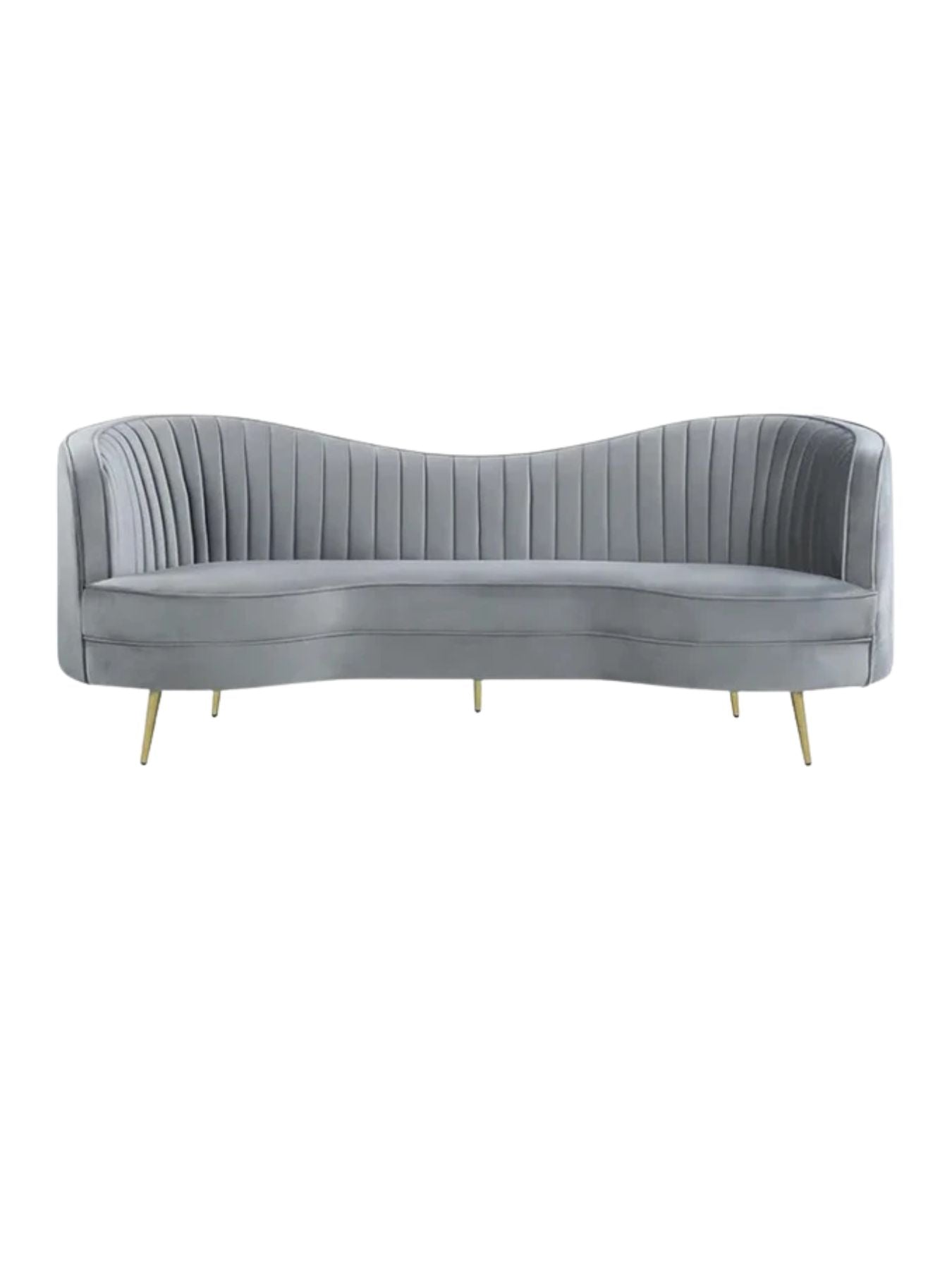 Vermont Upholstered Curved Sofa