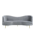 Vermont Upholstered Curved Sofa