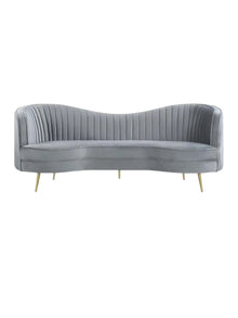 Vermont Upholstered Curved Sofa