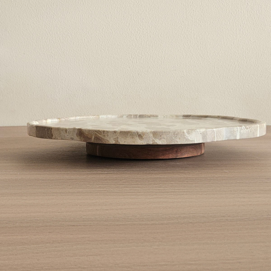 MALIBU MARBLE LAZY SUSAN
