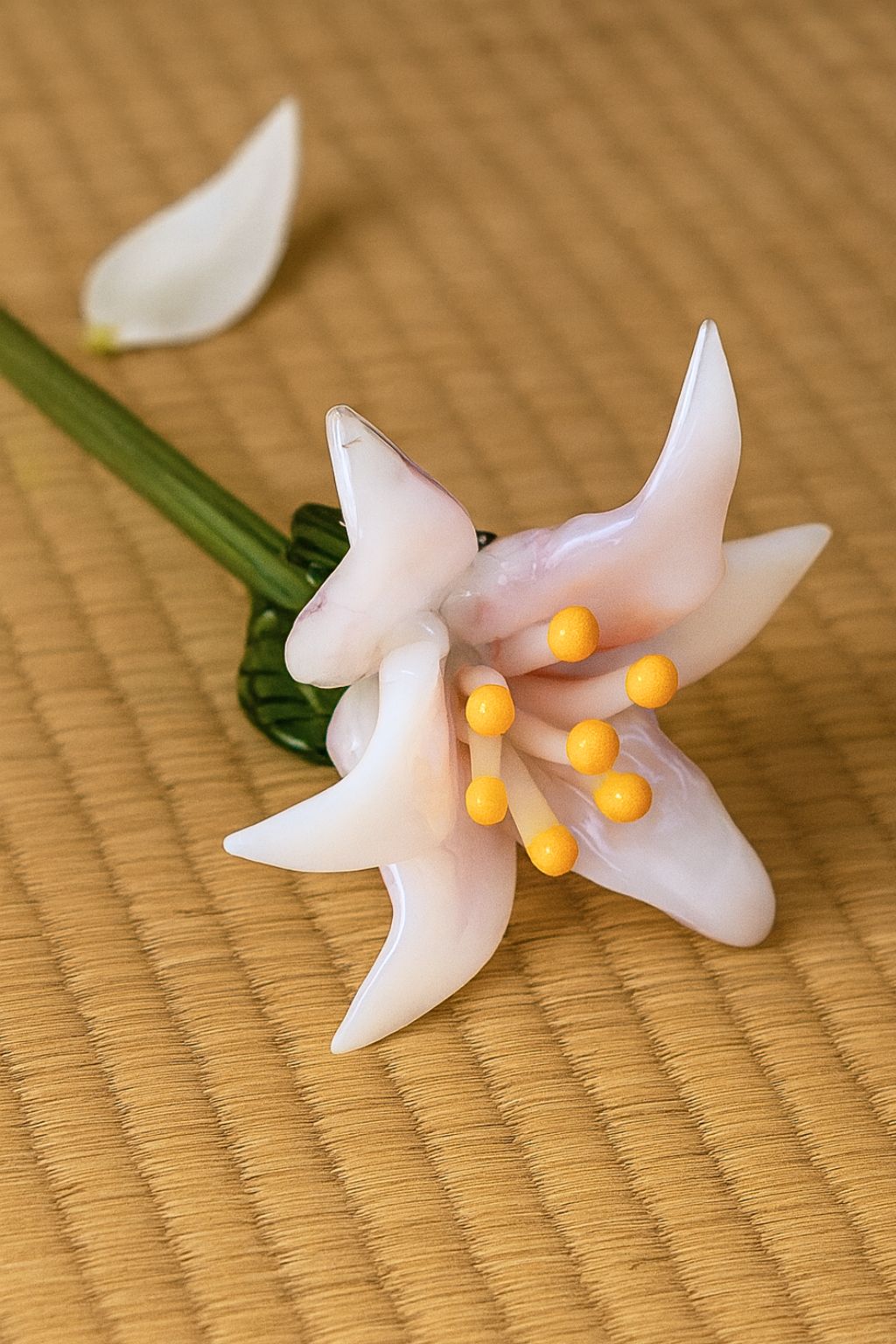 Blooming Lillies- Glass Flowers & Bouquet