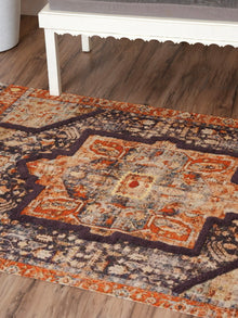Plum Majesty Embroidered Rug