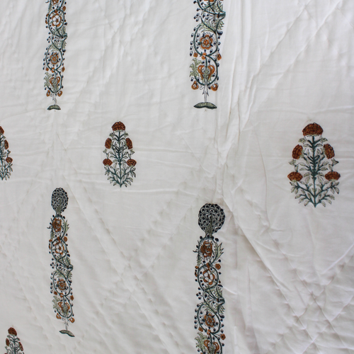 Anand Bagh-Handblock Cotton Quilt