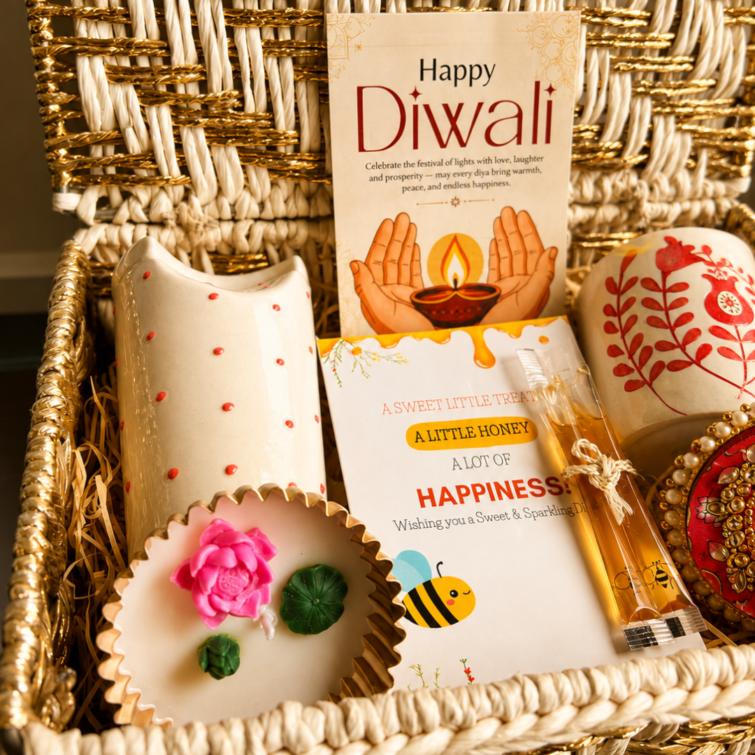 Ruby Sip Tumbler & Mug Gift Basket – Premium Diwali Gift Hamper - https://artecasa.in/